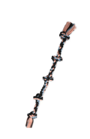 Mammoth Flossy Chews Cottonblend 5 Knot Tug Rope Dog Toy Extra Large 36", Assorted Colors