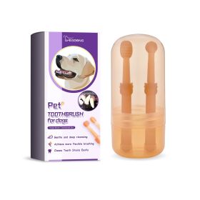 Yegbong Pet Toothbrush For Dogs, Pet Oral Cleaning Dental Stains Dental Health Care