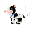 Vibrant Life Plush Cow Dog Toy, Chew Level 3