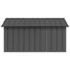 Dog House Anthracite 45.9"x60.2"x32.1" Galvanized Steel