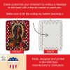 Gordon Setter Holiday Christmas Porcelain Ornament Christmas Tree Hanging Decorations for Home Christmas Holiday, Rectangle, Gift, Multicolor