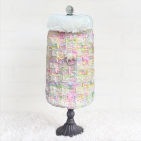 Annabella Dog Coat (Color Option: Masquerade, size: S)