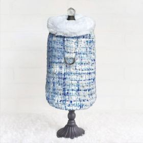 Annabella Dog Coat (Color Option: Sky, size: S)