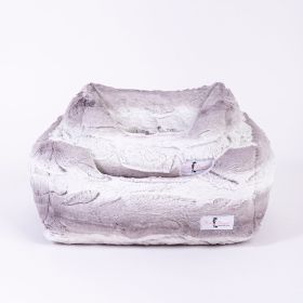 Cashmere Dog Bed Collection (Color Option: Angora, size: S)