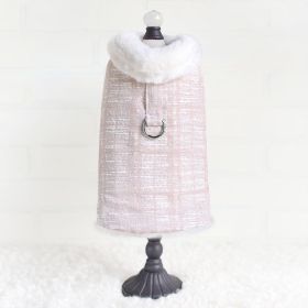 Gia Dog Coat (Color Option: Ice Pink, size: S)