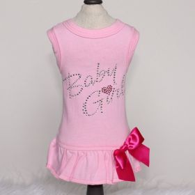 Baby Girl Dog Dress Collection (Color Option: Pink, size: XXS)