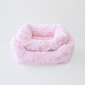 Bella Dog Bed Collection (Color Option: Baby Pink, size: L)