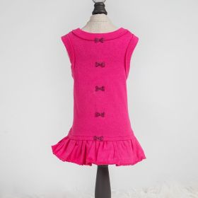 Candy Bow Dog Dress Collection (Color Option: Fuchsia, size: L)