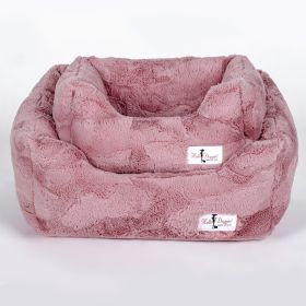 Cuddle Dog Bed Collection (Color Option: Mauve, size: S)