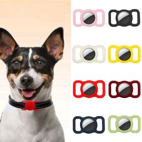 2pcs Pet Silicone Protective Case Dog Cat Collar Loop For Apple Airtags Cover For Air Tags Locator Tracker Anti-lost Device New (Color: Green 2PCS)