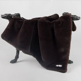 Divine Plus Dog Blankets (Color: Espresso, size: LG)