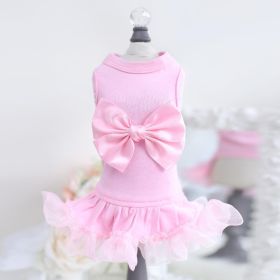 Ballerina Dog Dress Collection (Color Option: Pink, size: XXS)