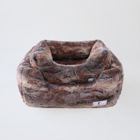 Deluxe Dog Bed Collection (Color Option: Red Fox, size: S)
