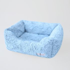 Bella Dog Bed (Color: Baby Blue, size: SM)