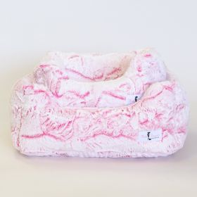 Whisper Dog Bed Collection (Color Option: Fuchsia, size: S)